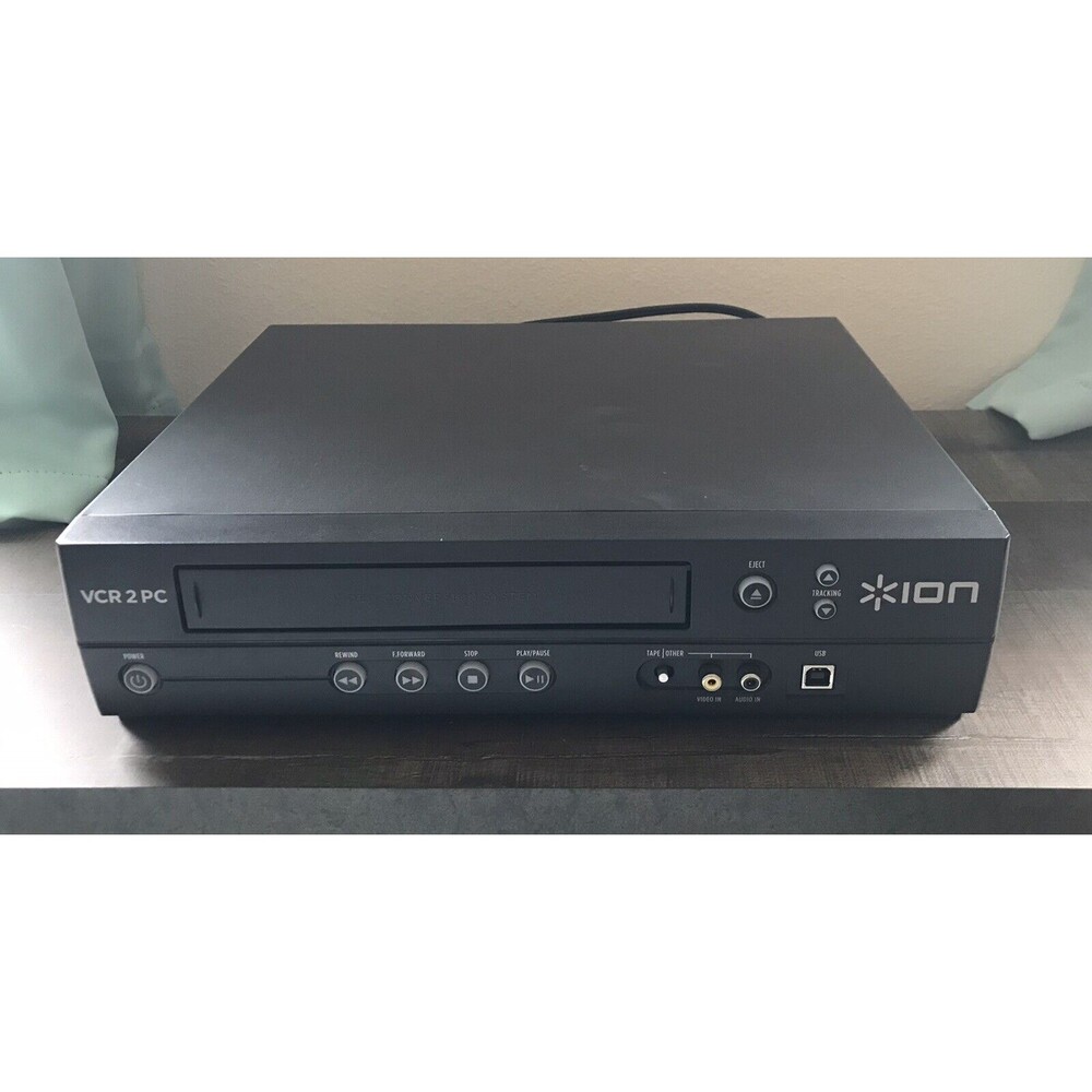 ION VCR 2 PC USB VHS Video to Computer Conversion System, Tested Plays Videotape